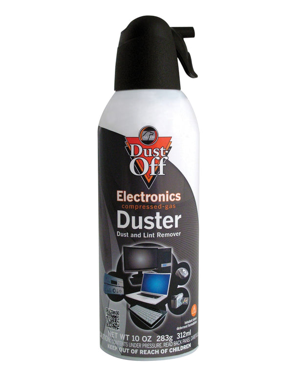 Dust-Off Disposable Compressed Gas Duster, 10 oz Can