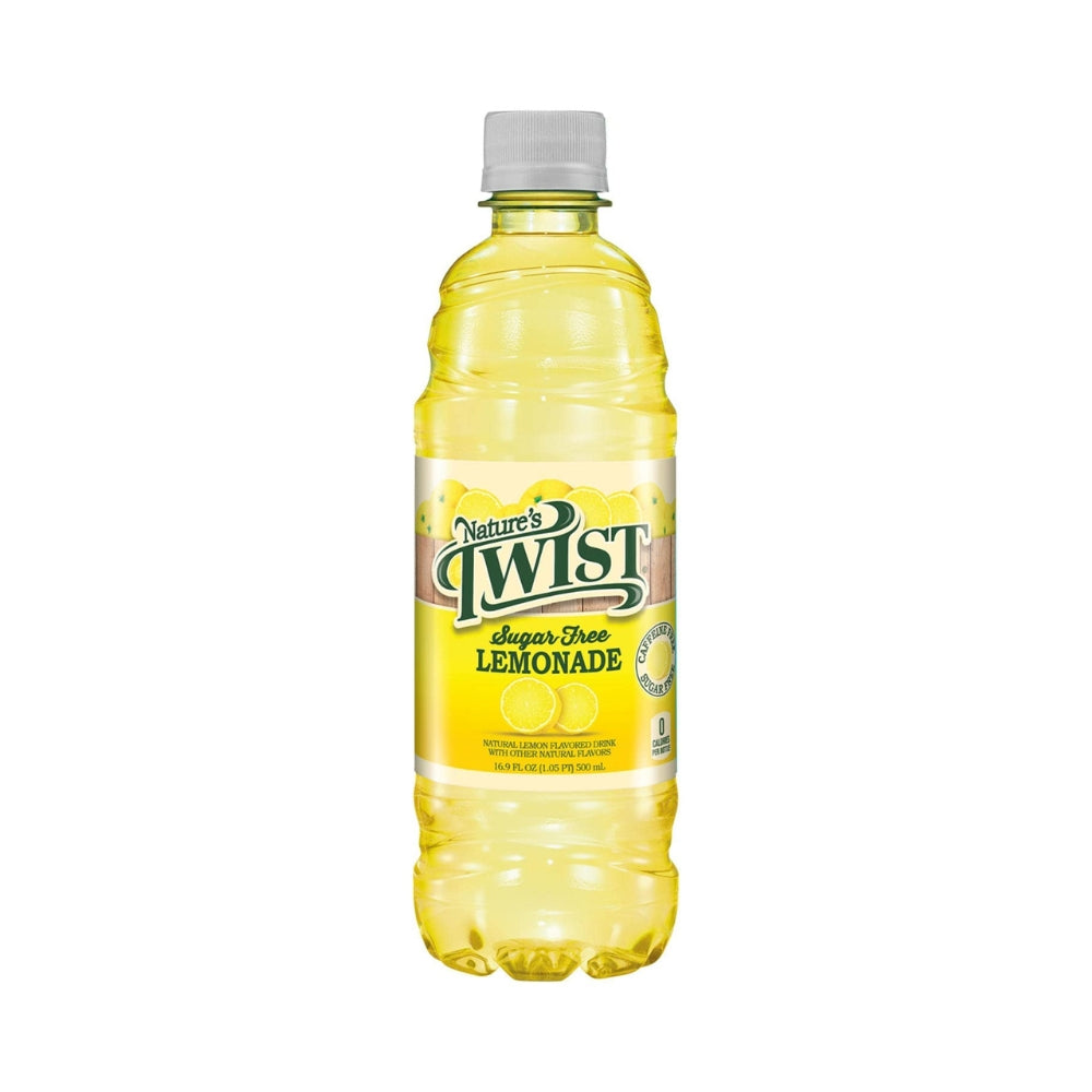 Nature's Twist Sugar Free Lemonade 24 pack, 405.6 Fl Oz (Pack of 24)