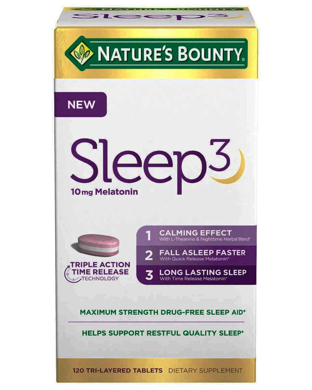 Nature's Bounty Sleep3 Tri-Layer Tablets (120 ct.)