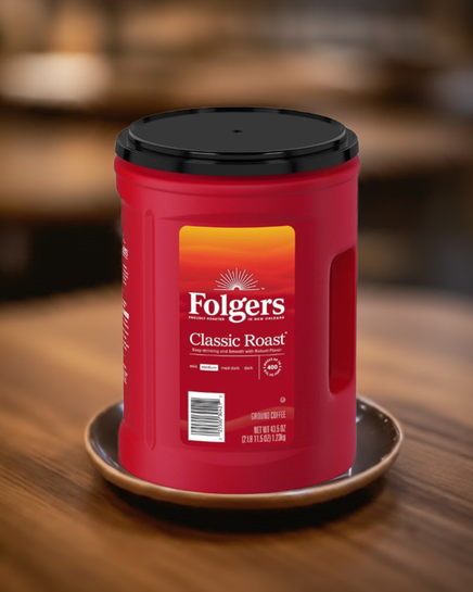 Folger Classic Roast Ground Coffee (43.5 oz.) - 1 Pack