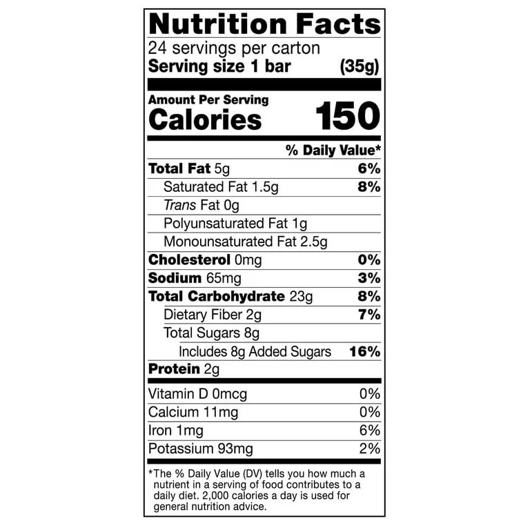 KIND Healthy Grains bar Dark Chocolate Chunk 1.2 Oz, 24Count