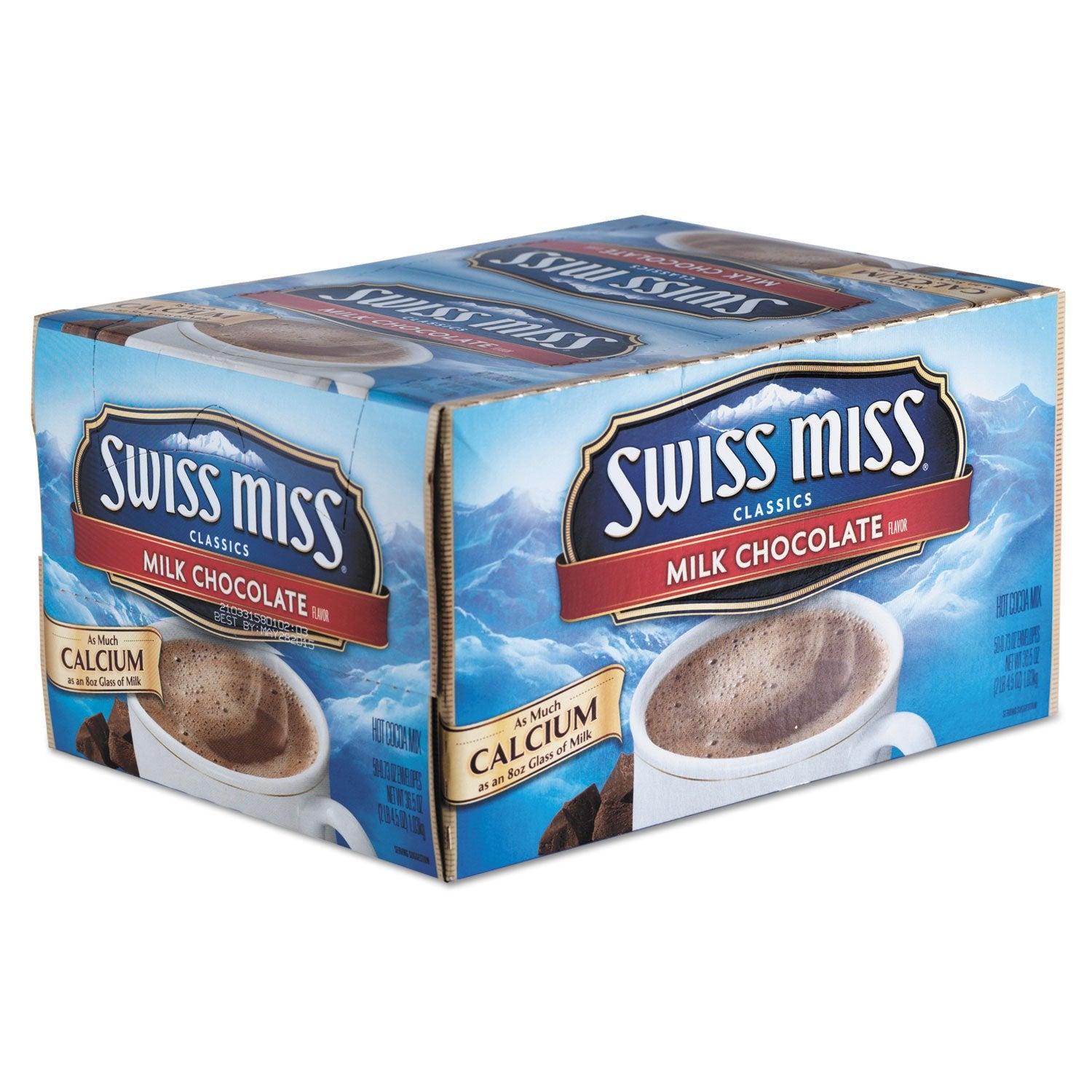 Swiss Miss 47491 Hot Cocoa Mix, Regular, 0.73 oz. Packets, 50 Packets/Box