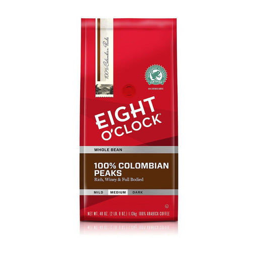 Product of Eight O'Clock Whole Bean Colombian Coffee - 40 oz. - [Bulk Savings]