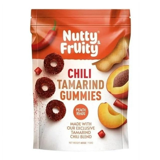 Nutty and Fruity Nutty & Fruity Chili Tamarind Spiced Gummies, 40 oz, 2.5 lb, 1134 g