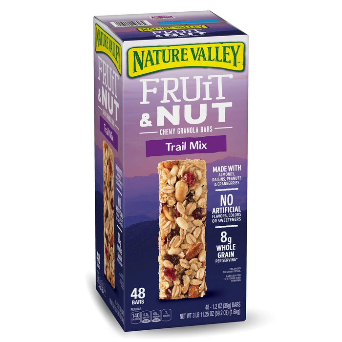 Nature Valley Fruit & Nut Chewy Trail Mix Granola Bars (48 Count) (2 Pack)