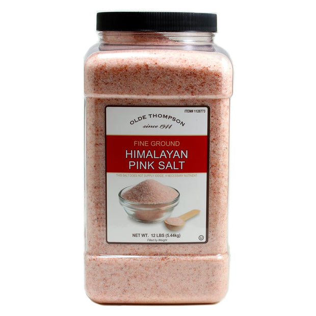 Olde Thompson Fine Ground Himalayan Pink Salt, 12lbs, Bulk Size