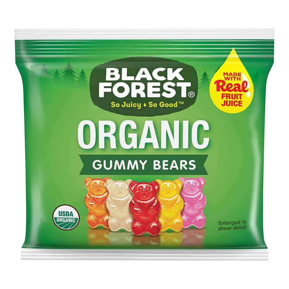 Black Forest Organic Gummy Bears, 65 Pk. Net Wt, 52 Oz(Pack of 1)