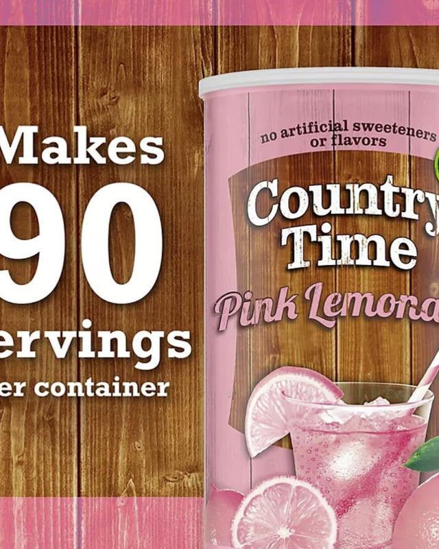 Country Time Powdered Lemonade Drink Mix (82.5 oz.) - (1 Pack) (Pink Lemonade)