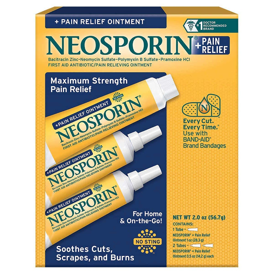 Neosporin Original Ointment First Aid Antibiotic Treatment 3 Pack Value Pack