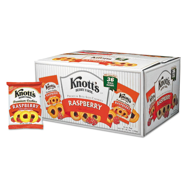 Knott's Berry Farm - Premium Berry Jam Shortbread Cookies, 2 oz Pack, 36/Carton 59636 (DMi CT