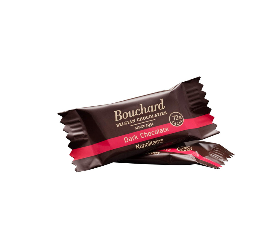 Bouchard Premium Belgian Dark Chocolate with 72% Cacao | Individually Wrapped Pieces (2 LB)