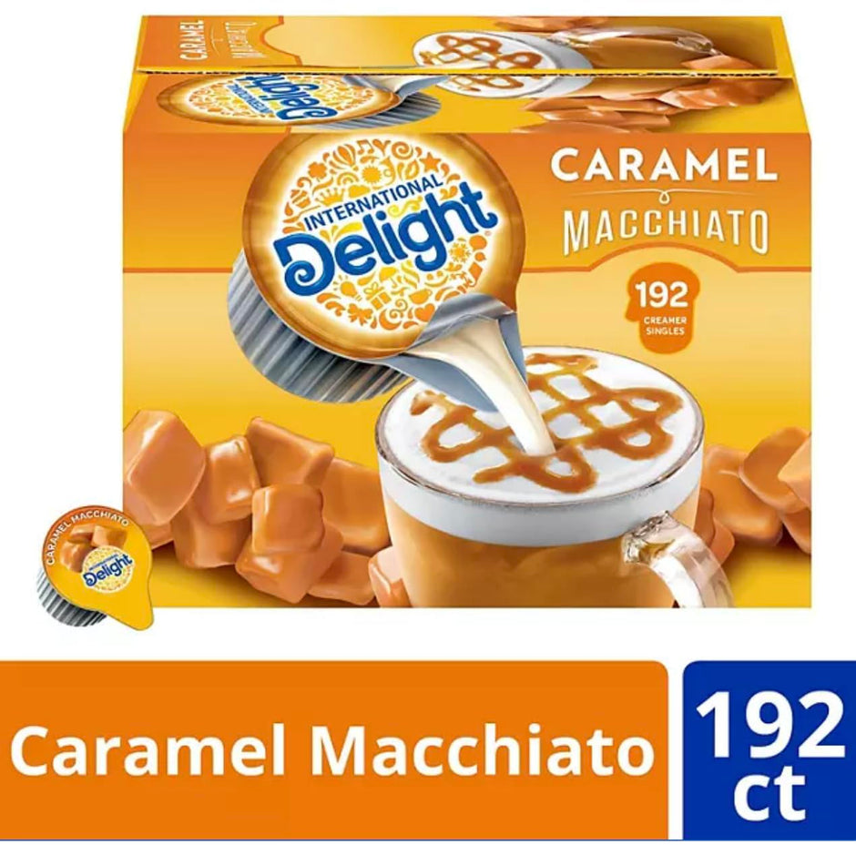 International Delight Caramel Macchiato Creamer 1 Pack 192 count, 84 Fl Oz