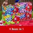 Kool-Aid Jammers Cherry, Grape, Tropical Punch & Strawberry Kiwi Flavored Juice Drink Variety Pack (40 Pouches)