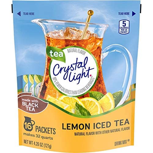 Crystal Light Iced Tea Drink Mix - Lemon - 4.26 oz - 16 ct - 2 pk