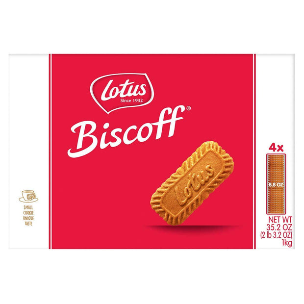 Lotus Biscoff Four Family Packs in One Box, 35.2 (pack of 2)