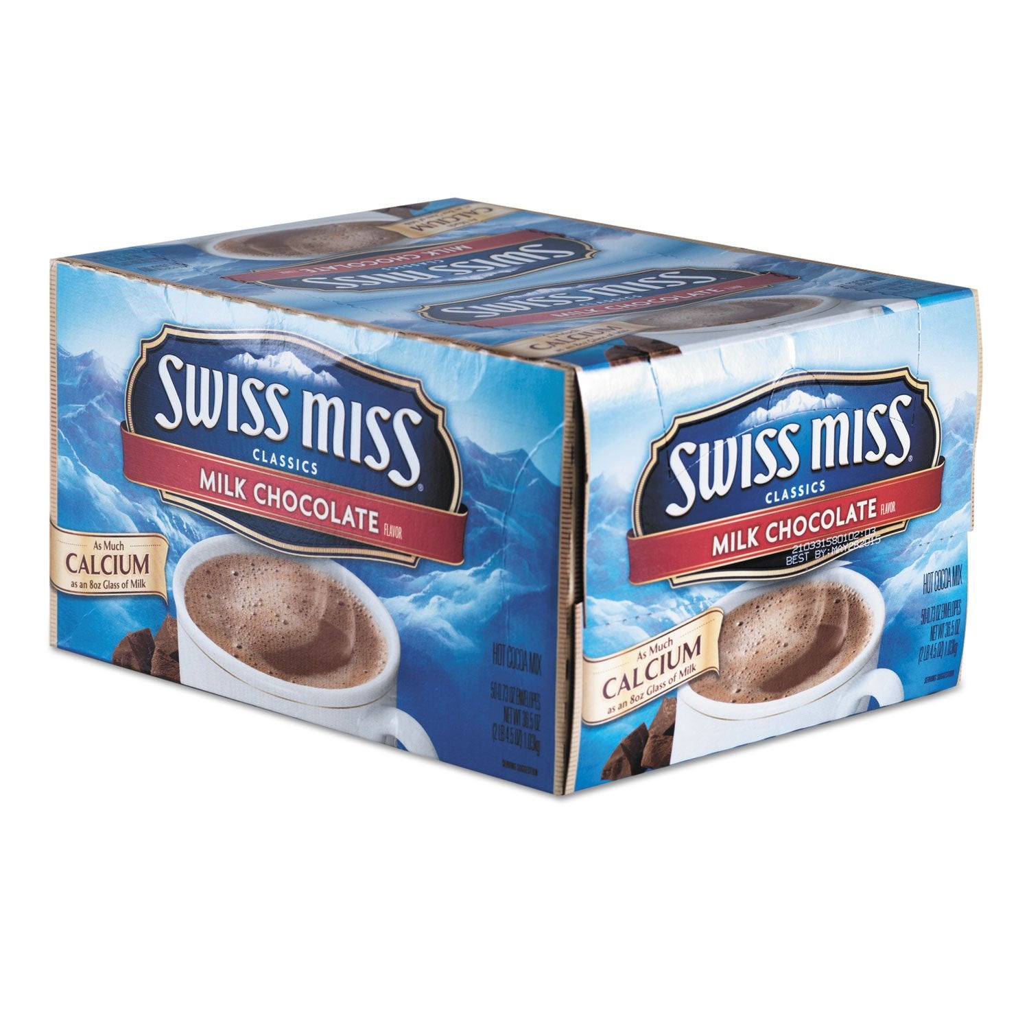 Swiss Miss 47491 Hot Cocoa Mix, Regular, 0.73 oz. Packets, 50 Packets/Box