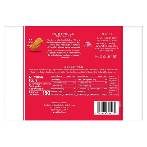 Lotus Biscoff Four Family Packs in One Box, 35.2 (pack of 2)