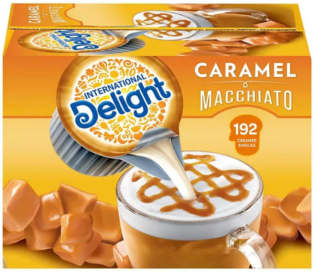 International Delight Caramel Macchiato Creamer 1 Pack 192 count, 84 Fl Oz