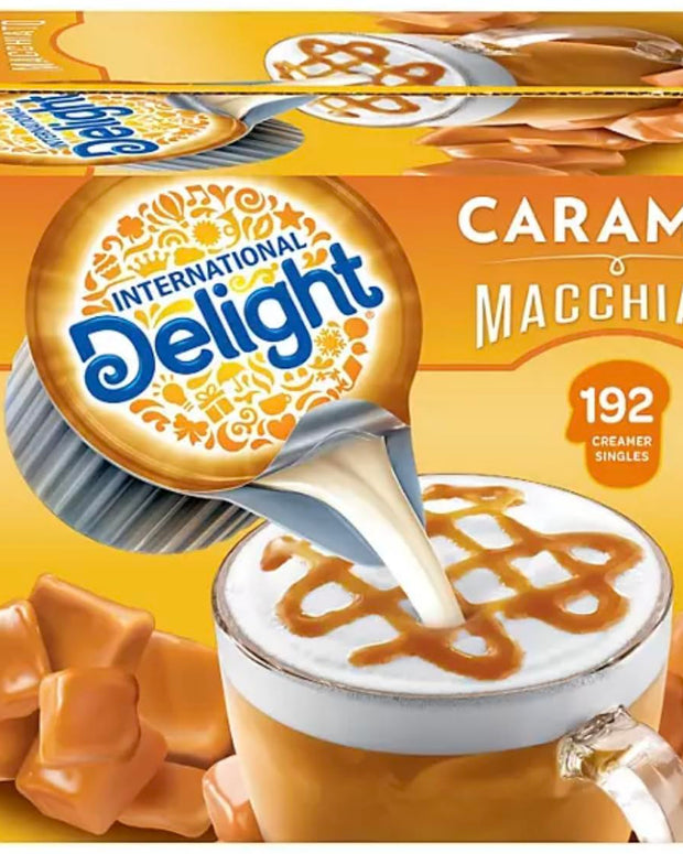 International Delight Caramel Macchiato Creamer 1 Pack 192 count, 84 Fl Oz