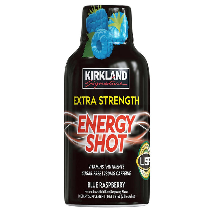 Kirkland Signature Extra Strength Energy Shot Variety, 2 Ounce Bottle (48 Count)