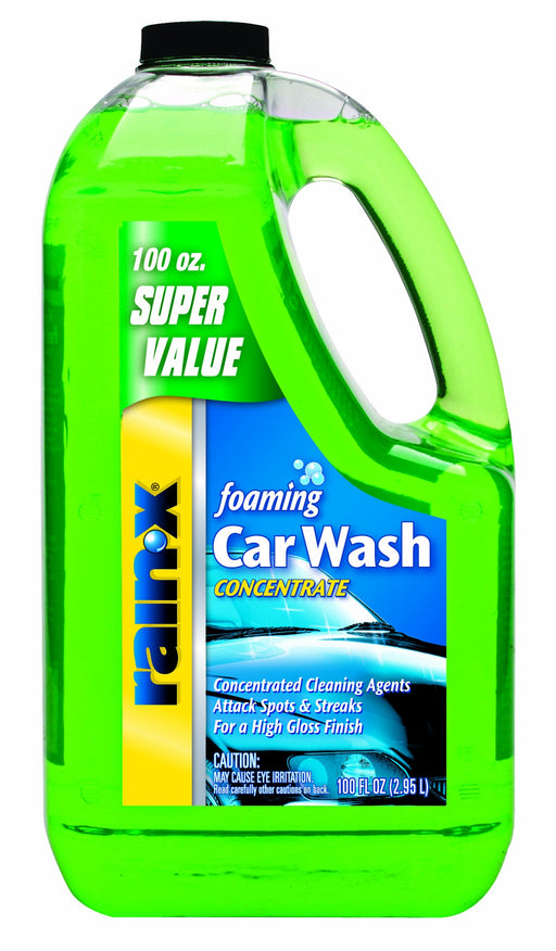 Rain-X 5072084 Foaming Car Wash - 100 fl oz. High-Foaming, Concentrated Formula For Greater Cleaning Action, Safely Lifting Dirt, Grime And Residues For An Exceptional Clean