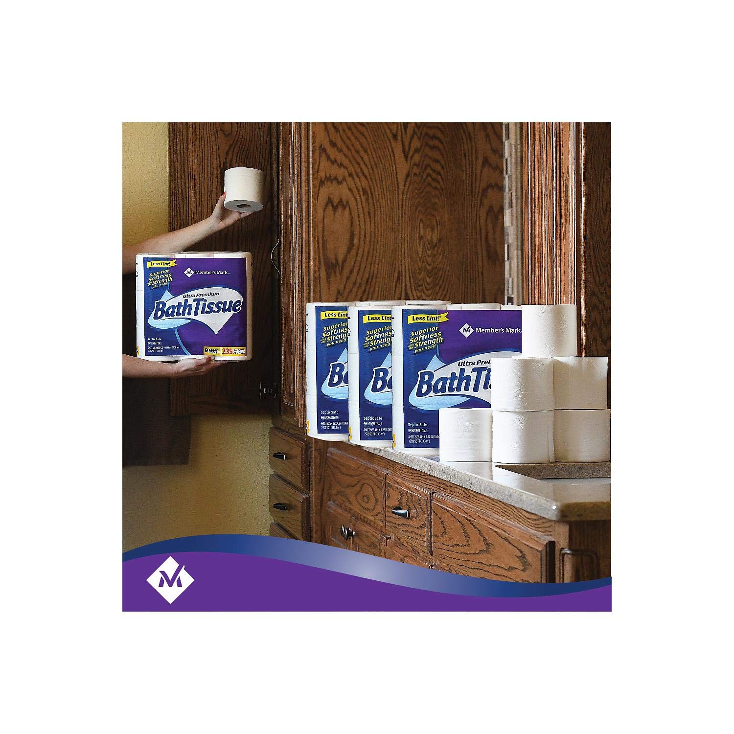 Member's Mark Ultra Premium Bath Tissue, 2 ply (232 sheets, 45 rolls)