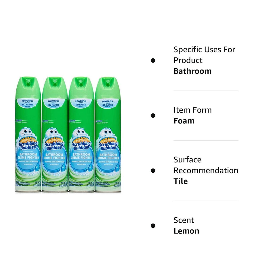 Scrubbing Bubbles Disinfectant Bathroom Cleaner (Pack of 4)