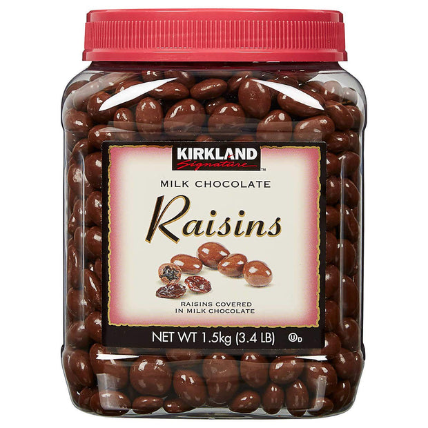 Signature's Milk, Raisins, (3.4 Lb) (1.5kg), Chocolate, 548 Oz