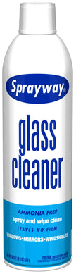 Sprayway Glass Cleaner with Foaming Spray for a Streak-Free Shine for Home and Automotive Use, 19 oz, Pack of 12, White