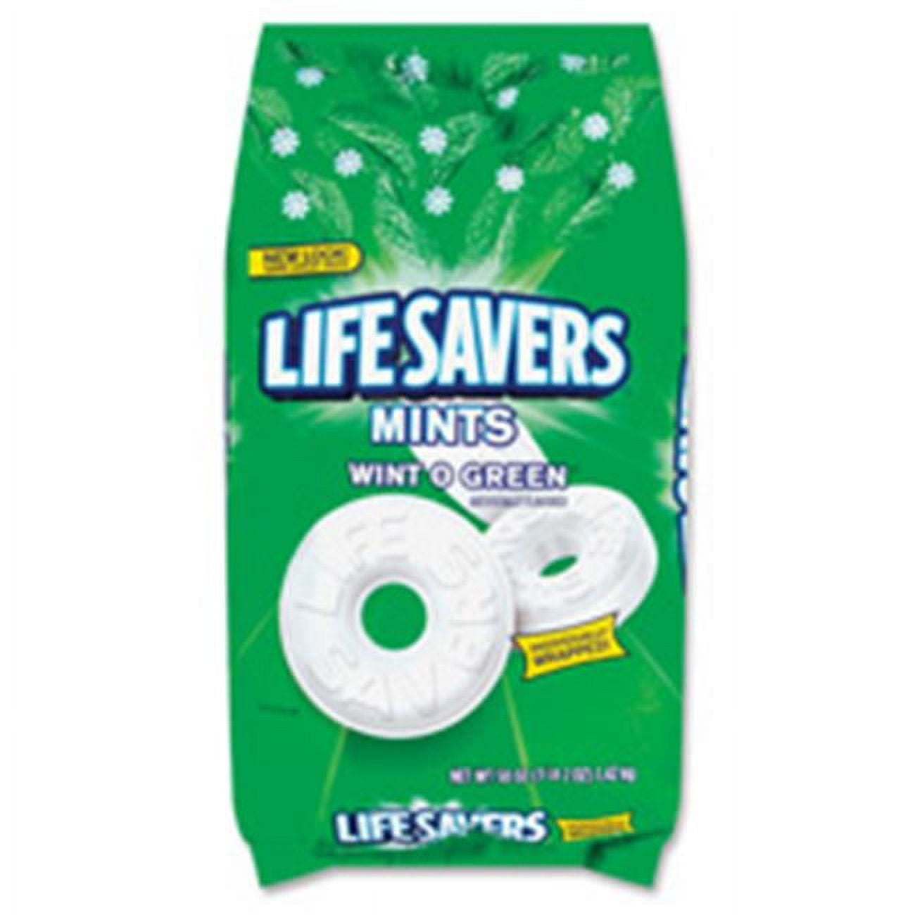 Life Savers, MRS21524, Wint O Green Mints Bag, 50 oz