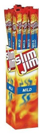 Slim Jim Giant Smoked Meat Sticks, Mild Flavor, Keto Friendly, 0.97 Oz. 24-Count