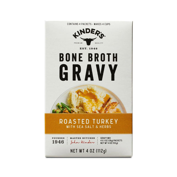 Kinder's Turkey Bone Broth Gravy, 1 Ounce (Pack of 4)