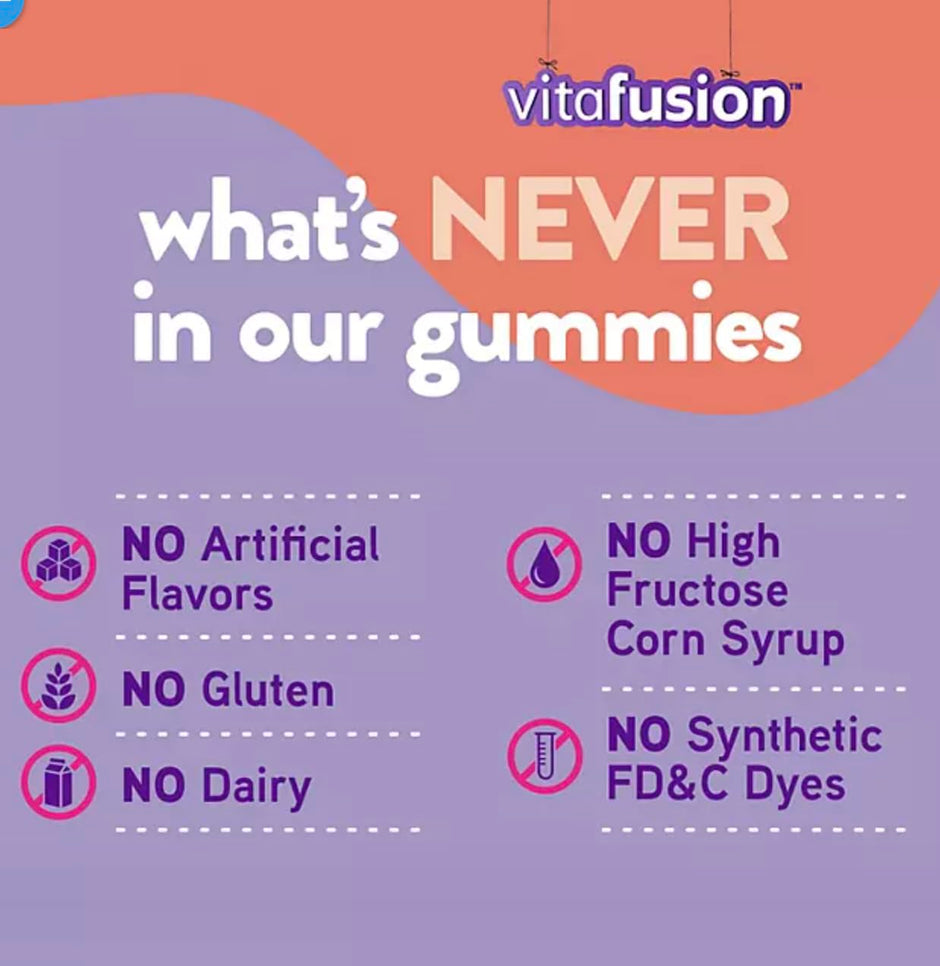 Vitafusion Calcium + D3 Gummies (200 Count)