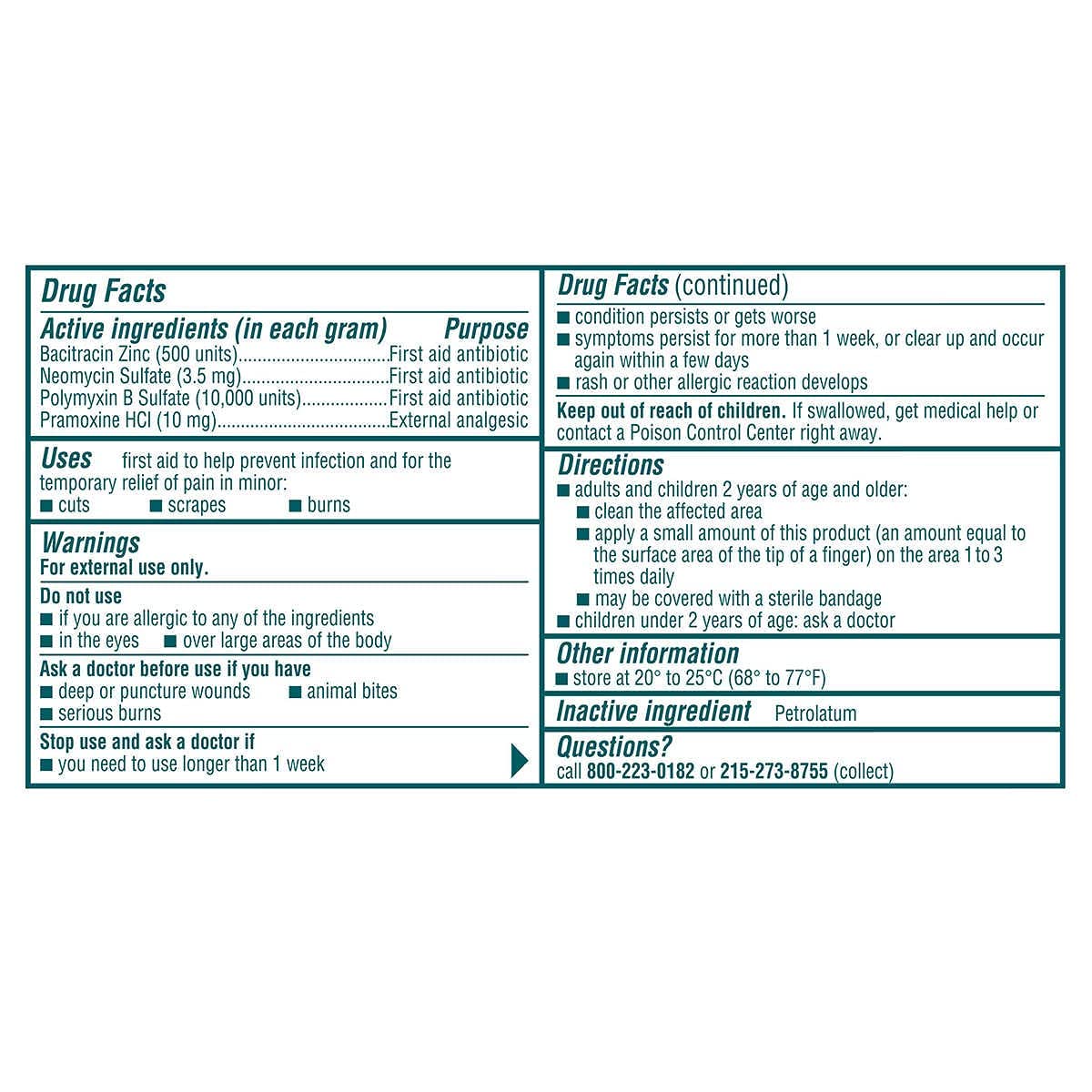 Neosporin Original Ointment First Aid Antibiotic Treatment 3 Pack Value Pack