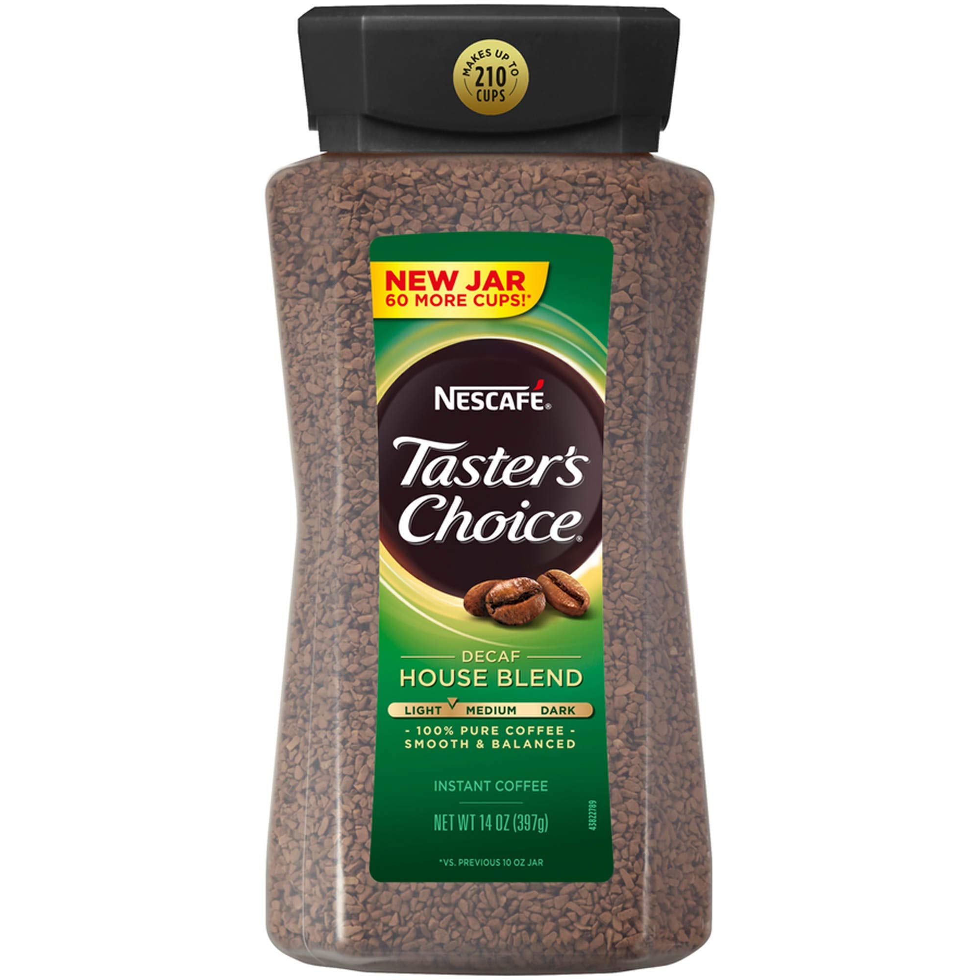 Nescafe Taster's Choice House Blend Decaffeinated Instant Coffee, 14 Ounce