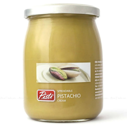 Pisti Cream of Pistachio from Sicily 21.2 Ounce (600g) | Artisanal Italian Nut Spread | Enjoy with Bread and Biscuits