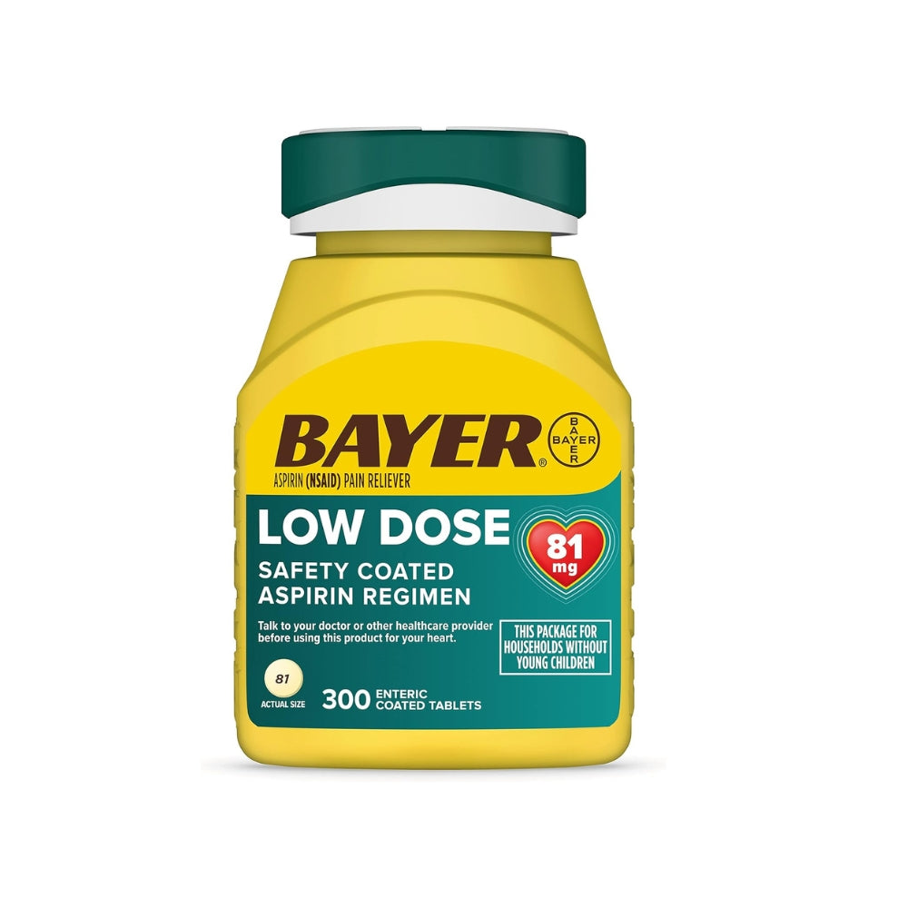 Bayer Asprin Regimen Low Dose Enteric Coated Asprin, 81 mg, 400 Ct