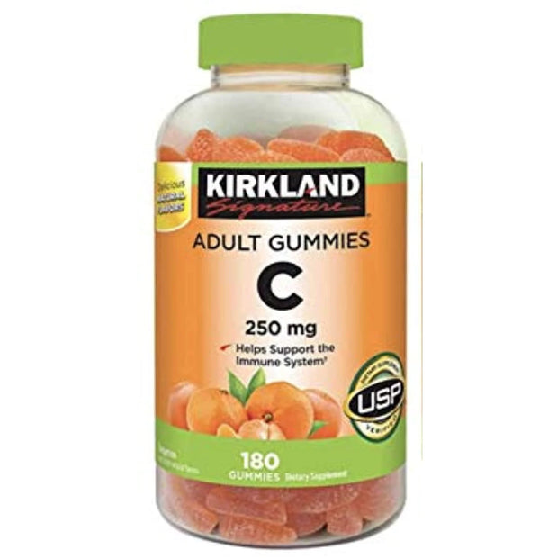 Kirkland Signature Vitamin C Adult Gummies 250 mg, 180 Count