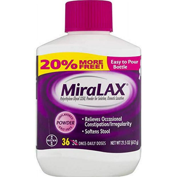 MiraLAX Powder Laxative, 68 Doses