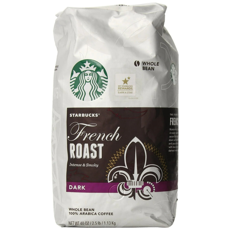 Starbucks Whole Bean Coffee, French Roast, 2.5 Lb