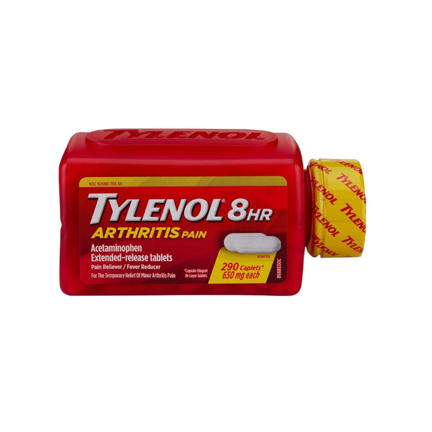 Tylenol 8 HR Arthritis Pain Extended Release Caplets, 650 Mg (290 ct.)