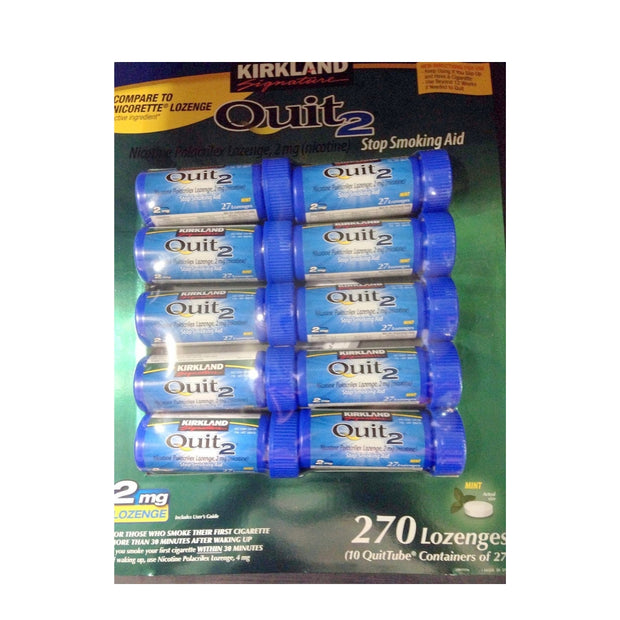 Kirkland Signature Quit Lozenges 2mg., 270 Pieces