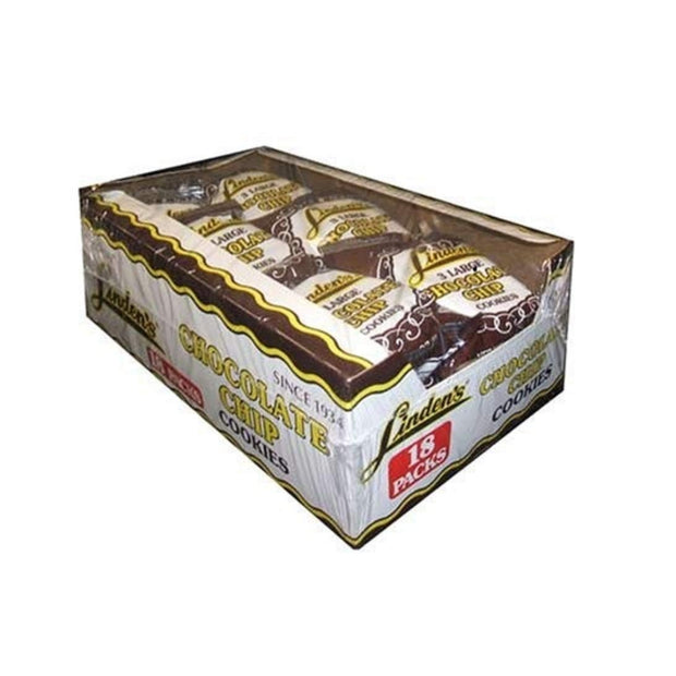 Linden's Chocolate Chip Cookies, 3 Cookies Per Pack 18-1.75 oz. Packs Per Box