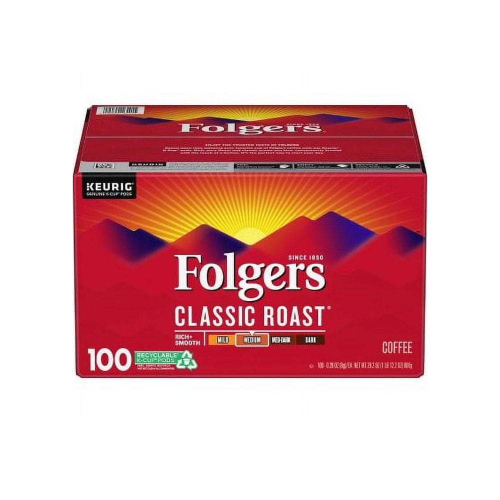 Folgers Classic Roast Coffee K-Cups (100 ct.)