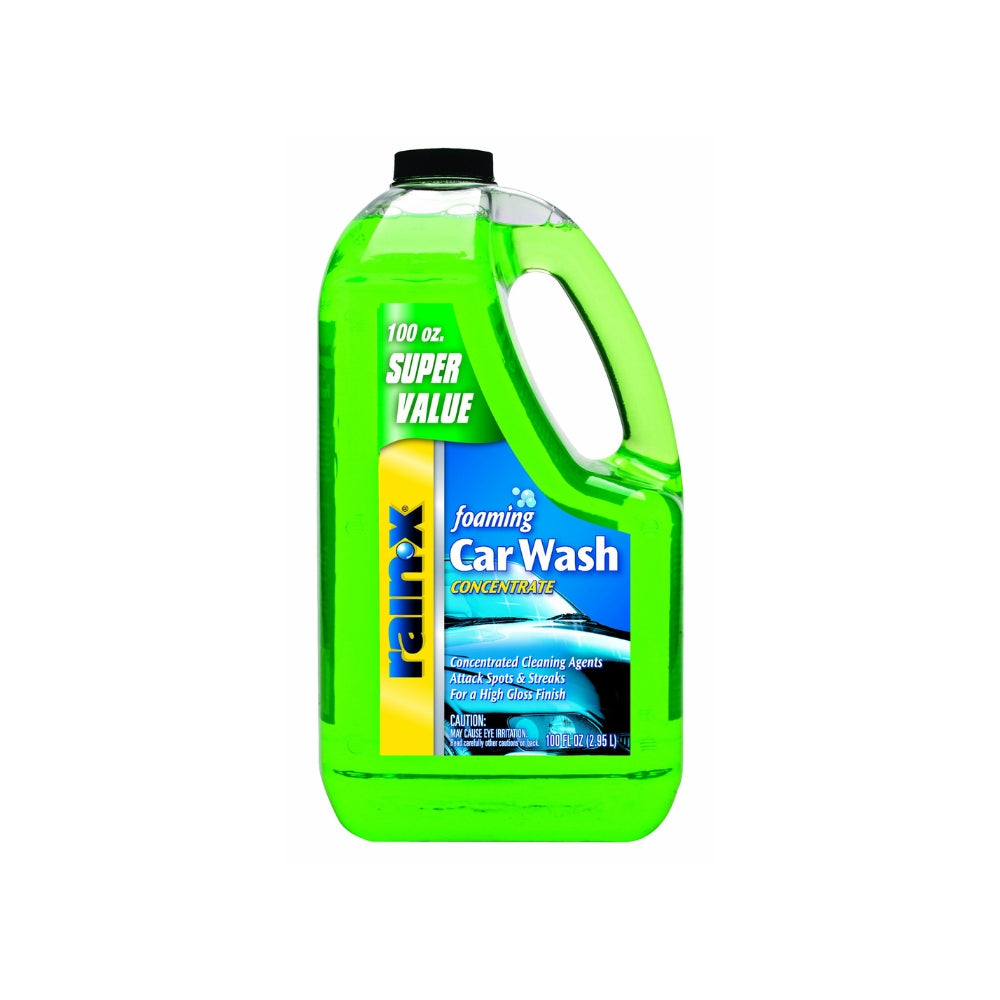 Rain-X 5072084 Foaming Car Wash - 100 fl oz. High-Foaming, Concentrated Formula For Greater Cleaning Action, Safely Lifting Dirt, Grime And Residues For An Exceptional Clean