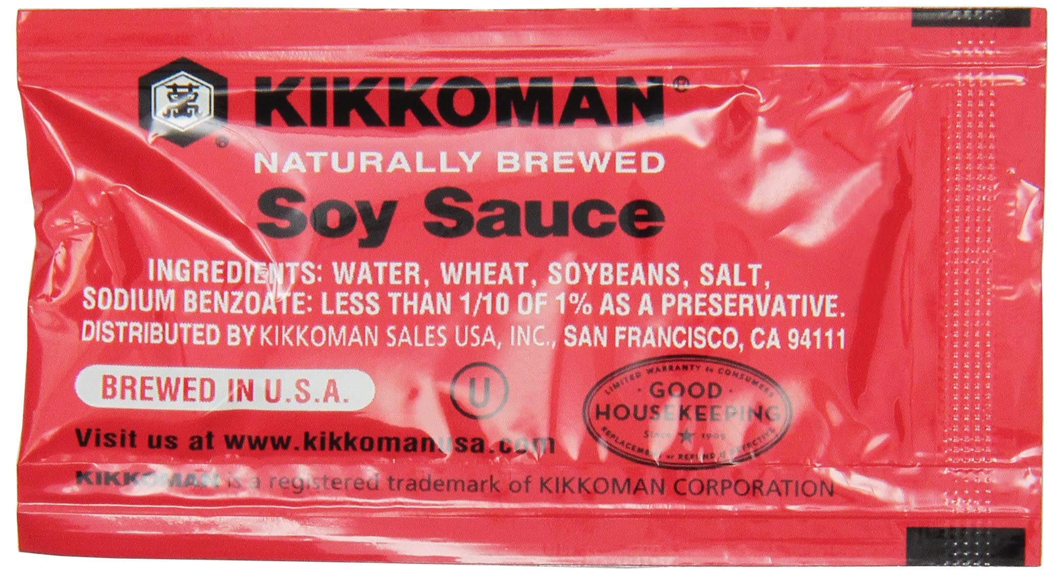 Kikkoman Soy Sauce Packets, 500 Count (Pack of 1)