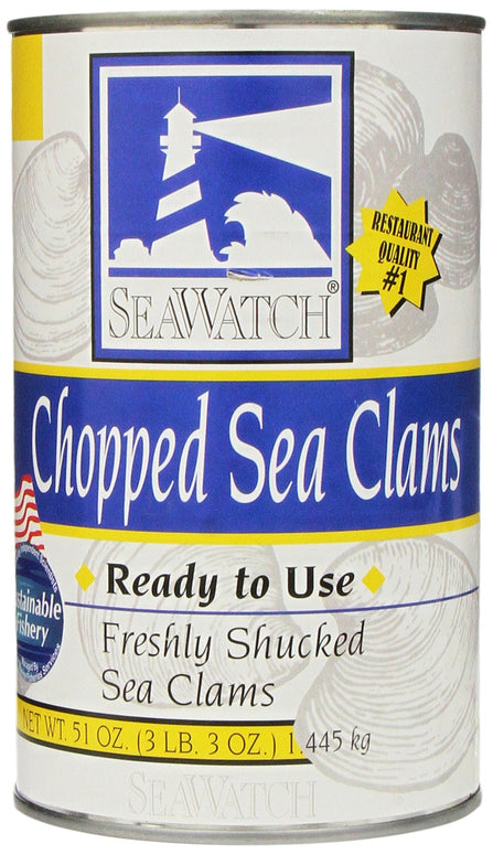 Seawatch Chopped Sea Clams Ready to Use 51oz.Can