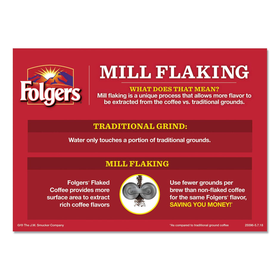 Folgers Classic Roast Medium Roast Ground Coffee, 40- 1.05 Ounce Filter Packs (Pack of 40)