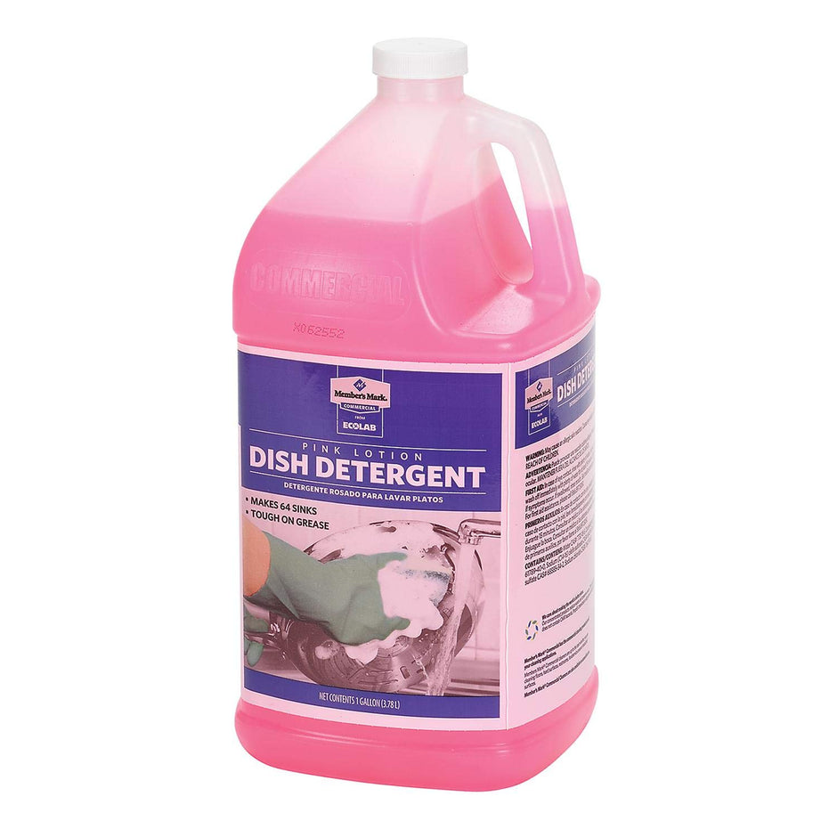 Member's Mark Commercial Pink Lotion Dish Detergent (1 Gallon) (2 Pack)