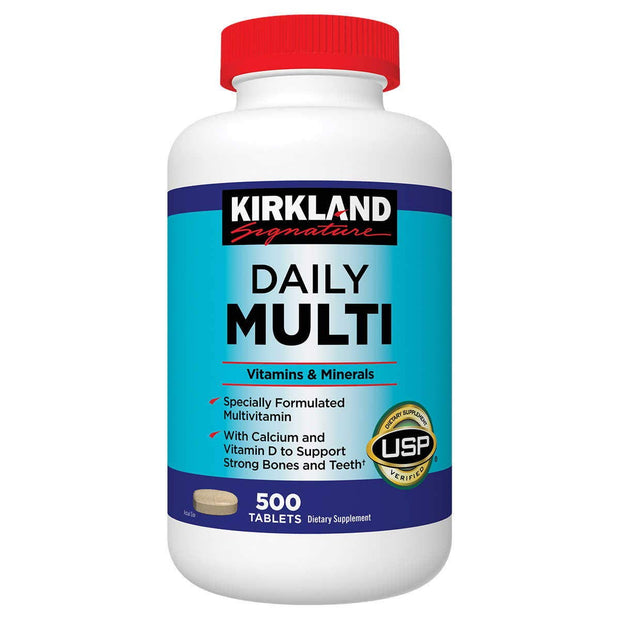 Kirkland Signature Daily Multi, 500 Tablets (2 Pack)